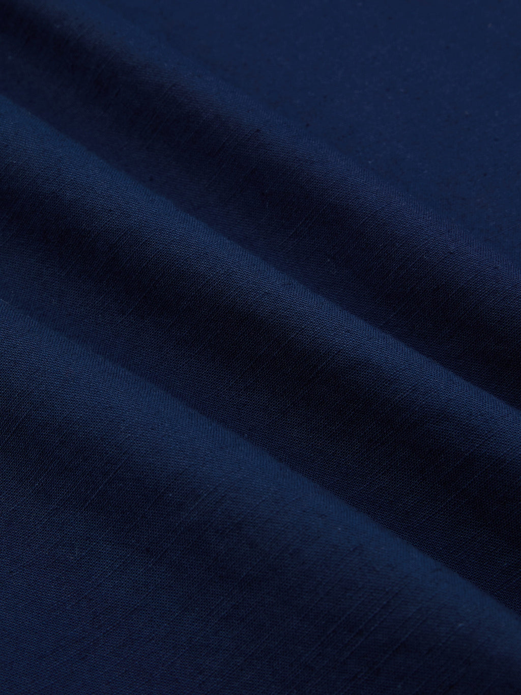 Maxi Cotton Dress, Long Sleeves, Stand Collar, Plain, Belt Design, French Vintage, Blue Purple