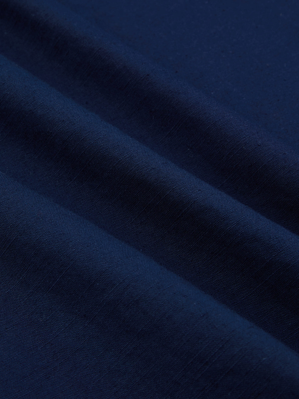 Maxi Cotton Dress, Long Sleeves, Stand Collar, Plain, Belt Design, French Vintage, Blue Purple