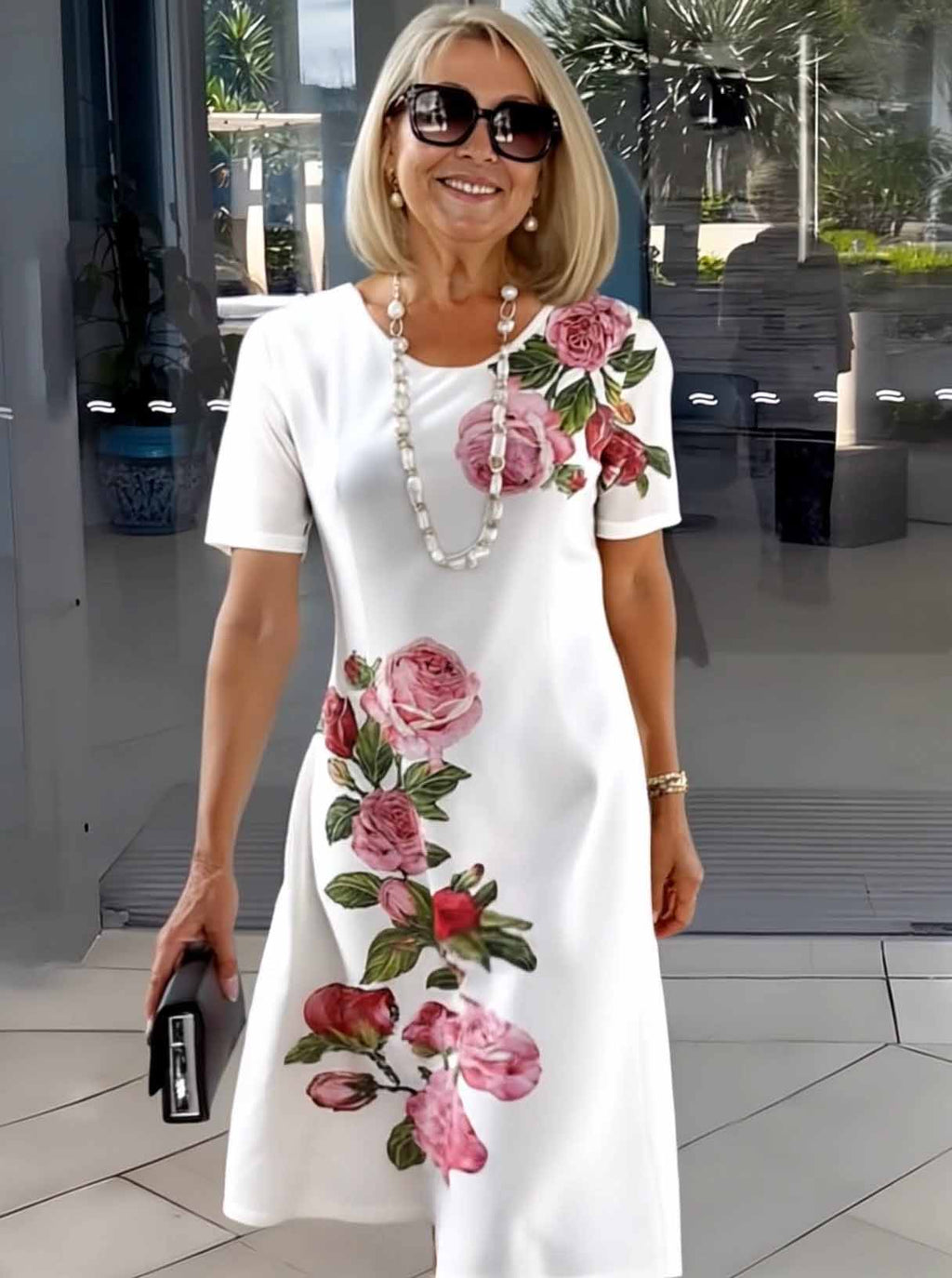 3D Printed Loose Medium Dress