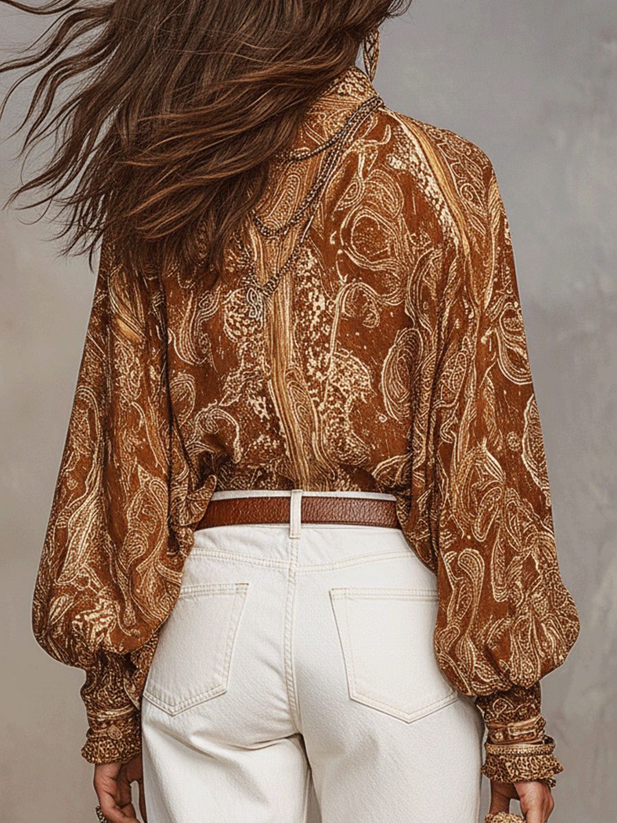 Bohemian Paisley Blouse