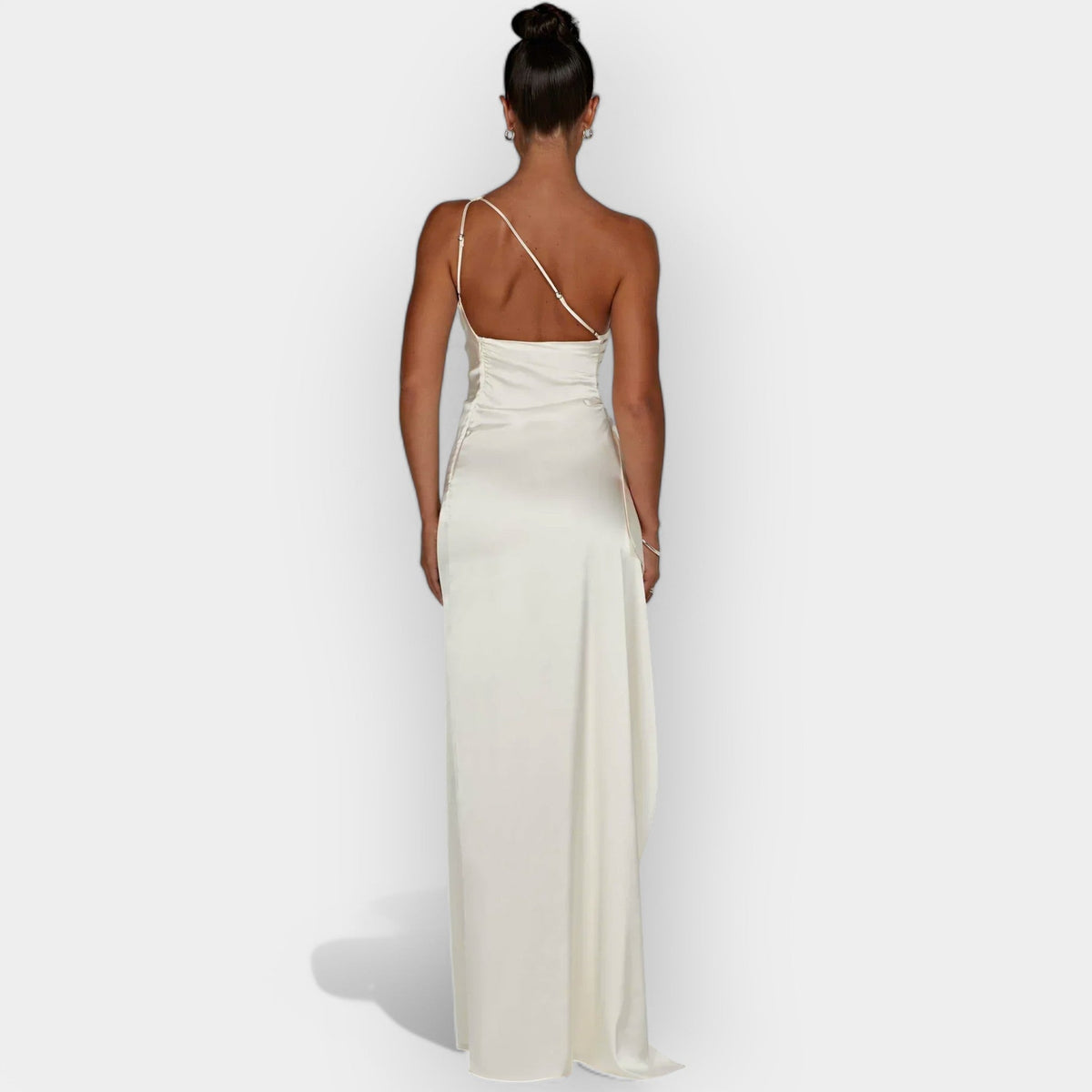 Satin Dress for Aristocratic Evenings