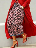 Women's Vintage Ethnic-print Artistic-print Jeans With Pockets