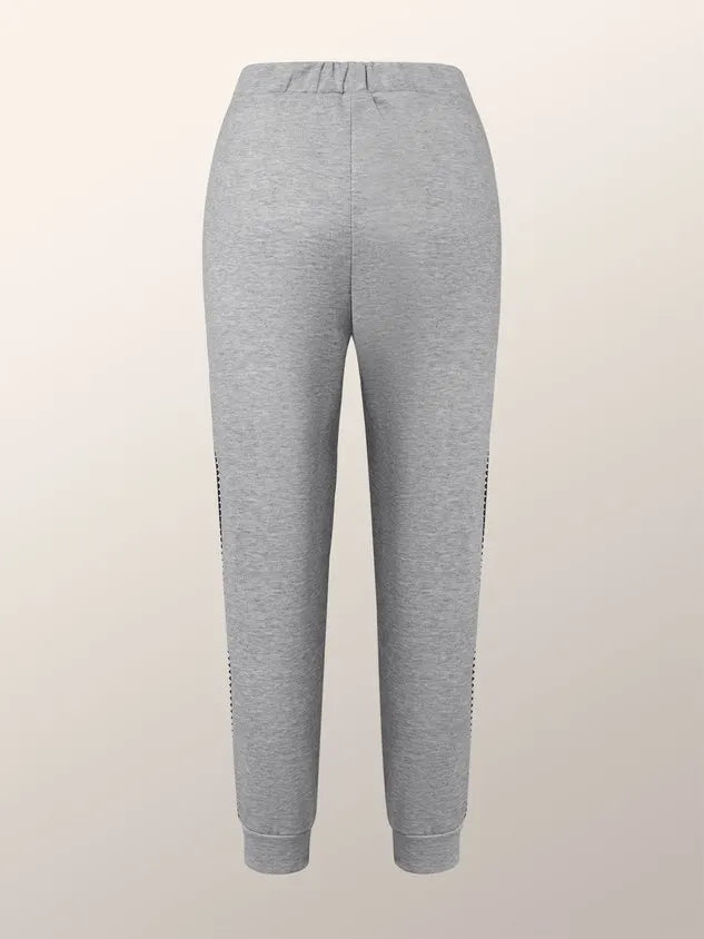 Casual Plain Loose Casual Mid Waist Pants