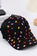 Women's Fashion Multicolor Rhinestone Baseball Cap