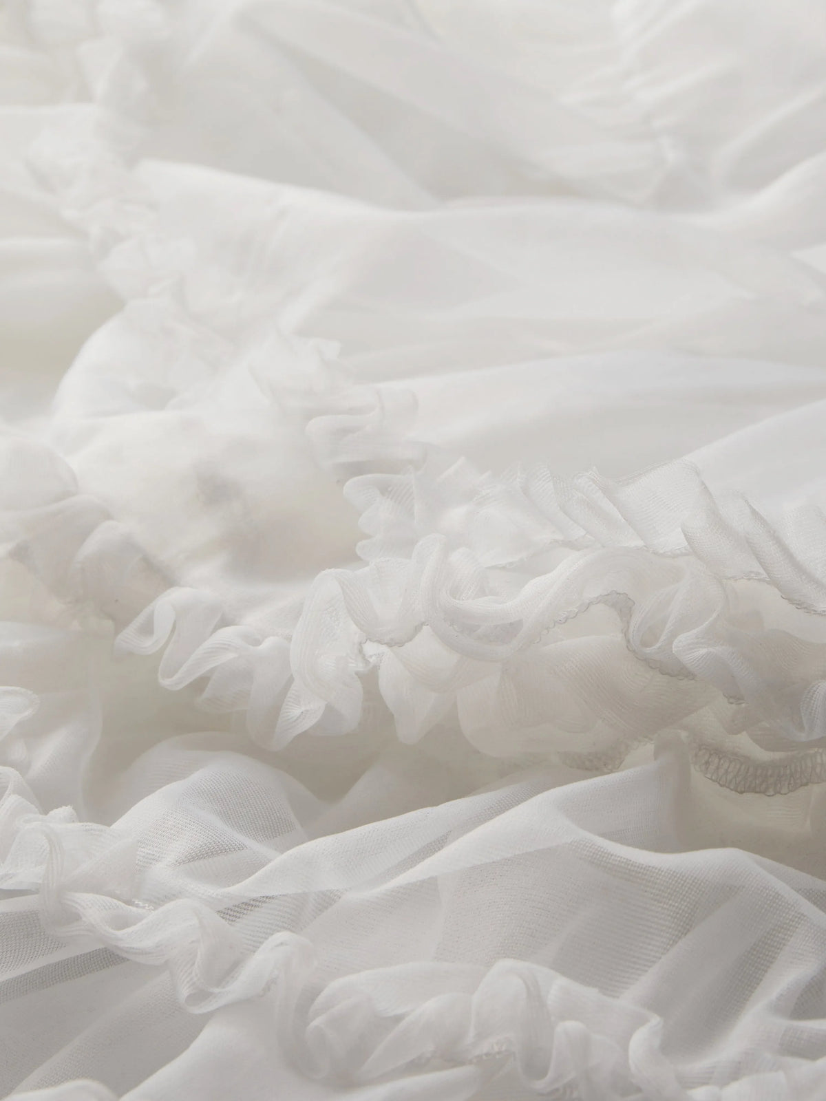 Jane Collection - Multi-Layered Petticoat for Effortless Volume-White