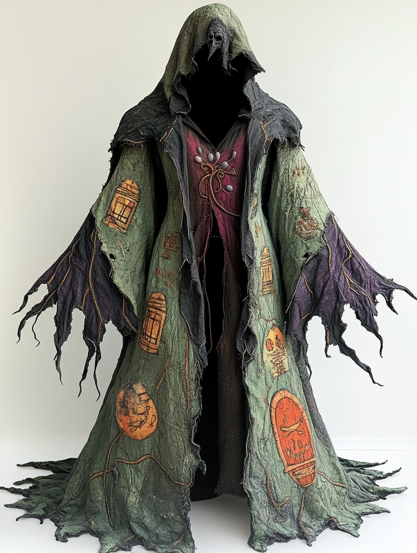 Halloween exaggerated design cape 5eb6