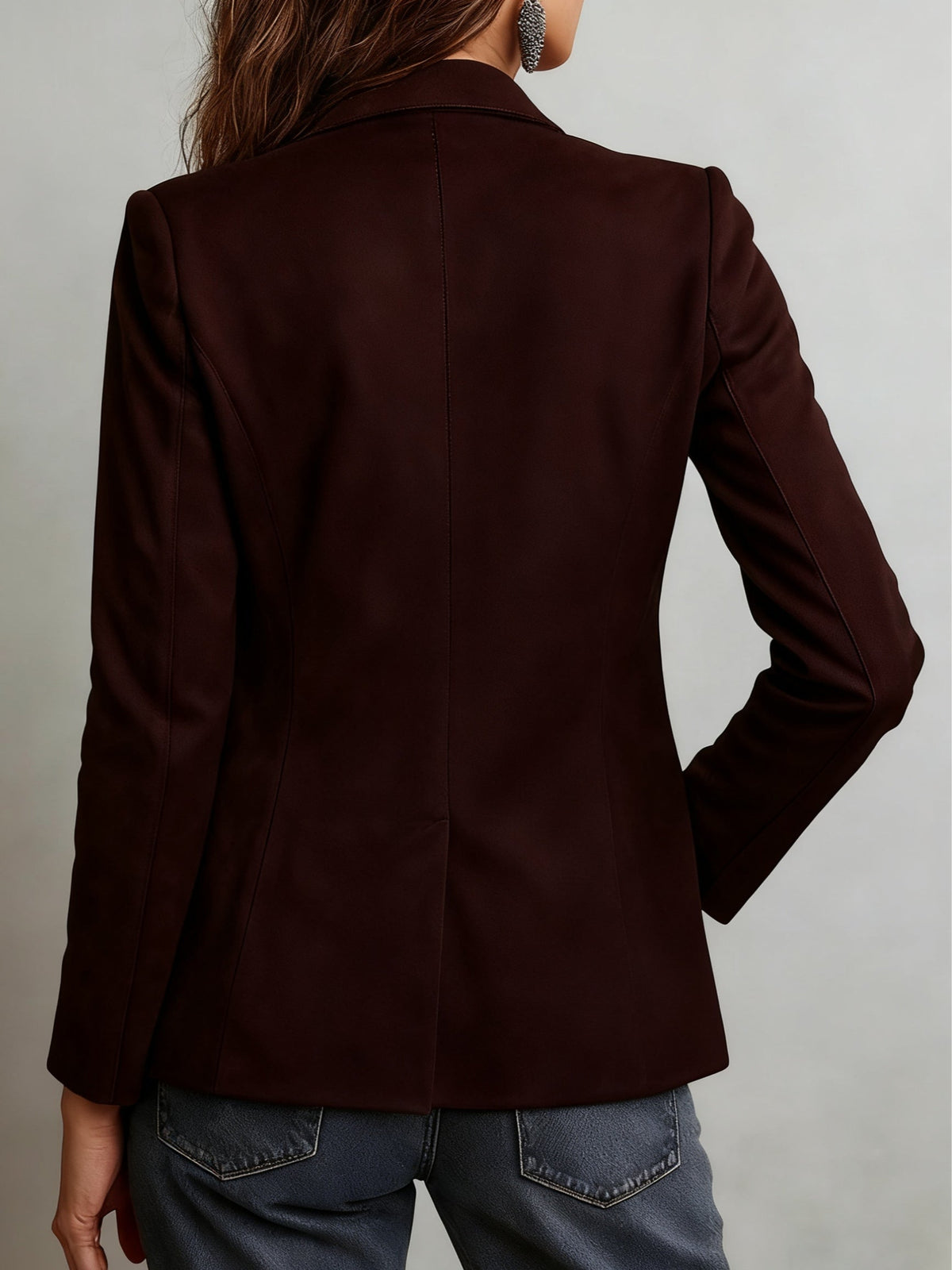 Vintage Brown Suede Jacket
