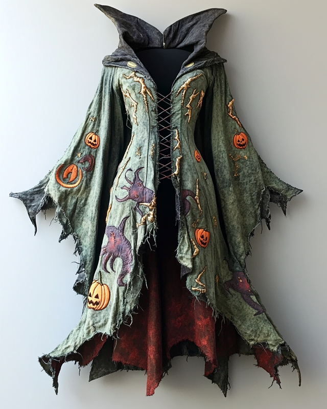 Women's Halloween Cape Coat  35d3