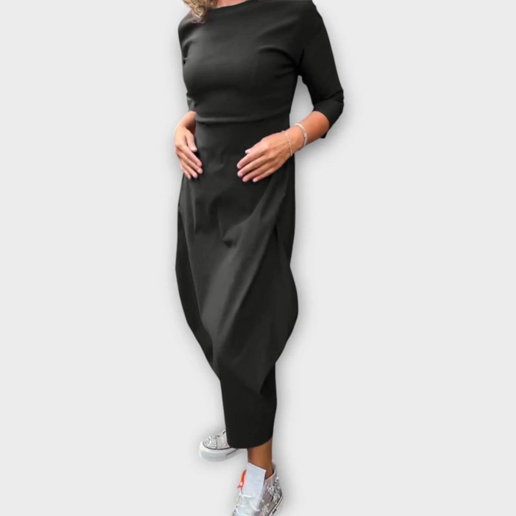 Casual Long Sleeve Maxi Dress