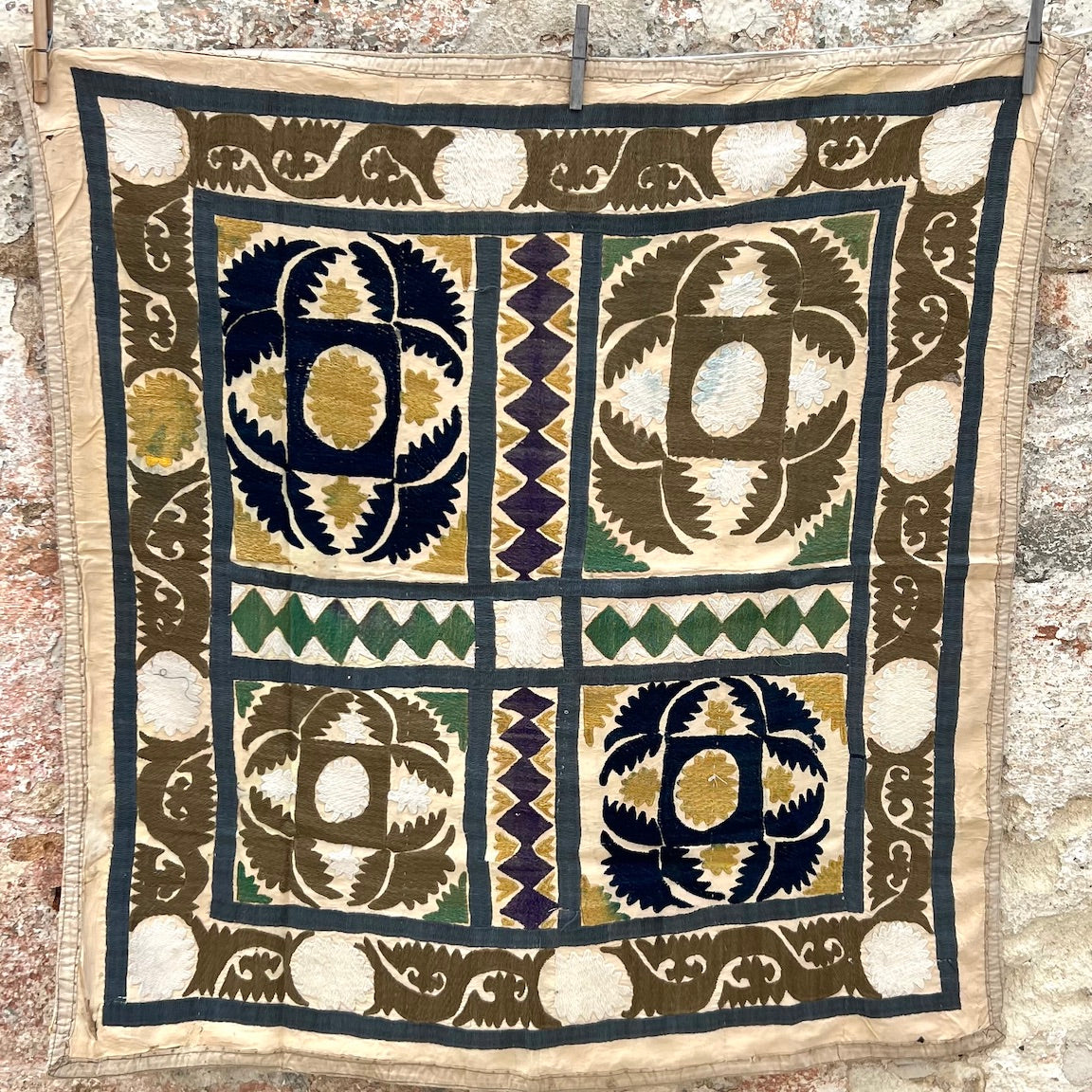 Small Antique Afghani Suzani