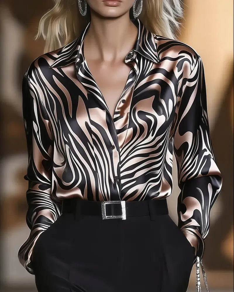 Fashionable and elegant shirt with patterns