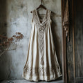 Tribal Viking Celtic Knot Lace Art Linen Tank Dress