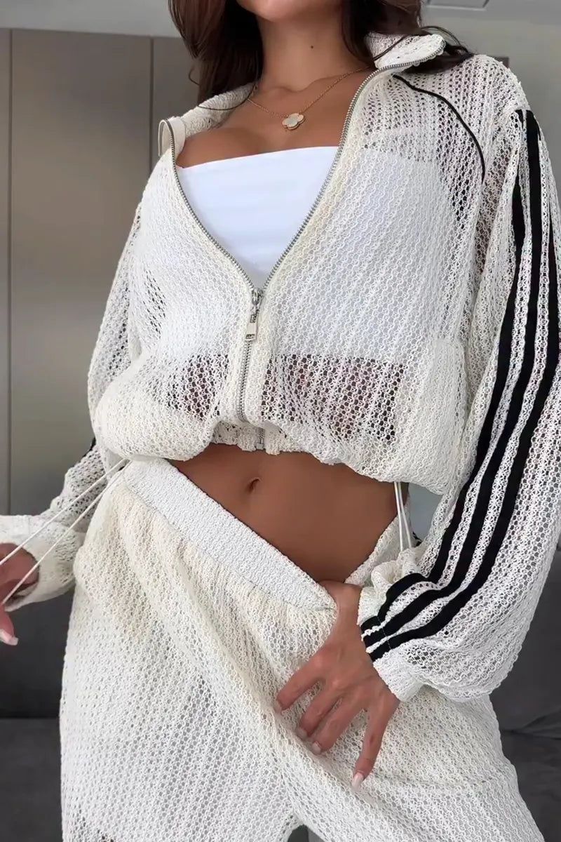 Women's Casual Sport Mesh Breathable Jacket or Pants