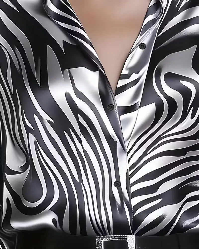 Fashionable and elegant shirt with patterns