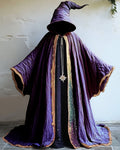 Spliced rainbow tie-dye white magic cloak  f212