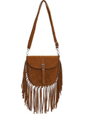 Vintage Bohemian Tassel Suede Shoulder Bag