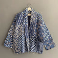 Japanese Style Kantha Quilted Splicing Design Kimono