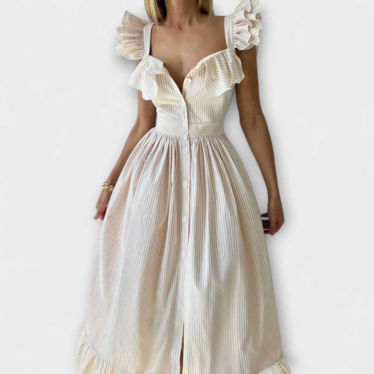 Dress with Pleats