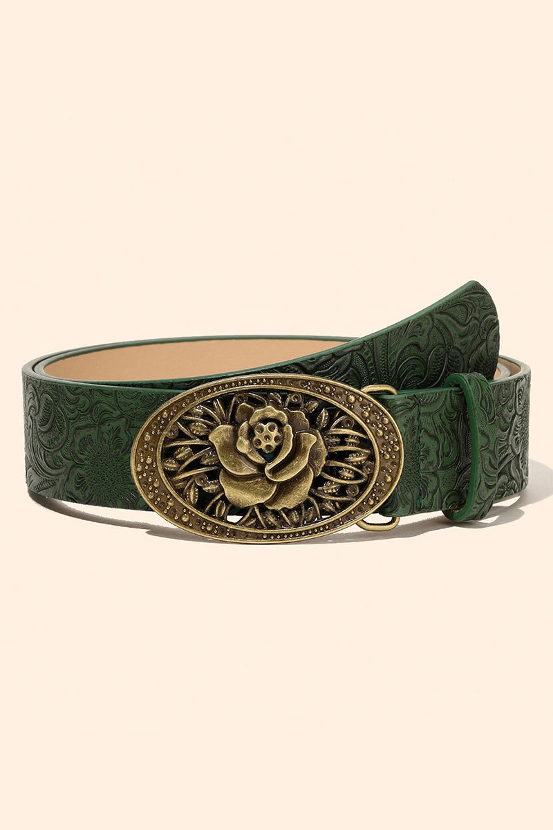 Vintage Embossed Design Belt For Stylish Women