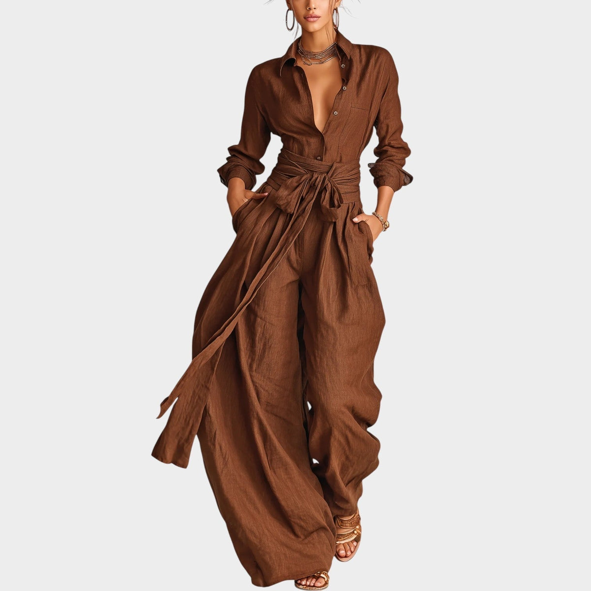 Effortless Chic Wide-Leg Jumpsuit