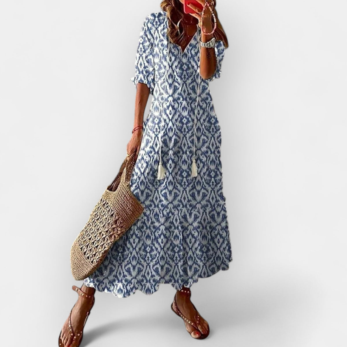 Maxi Dress in Boho Style