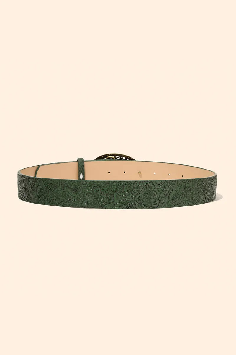 Vintage Embossed Design Belt For Stylish Women