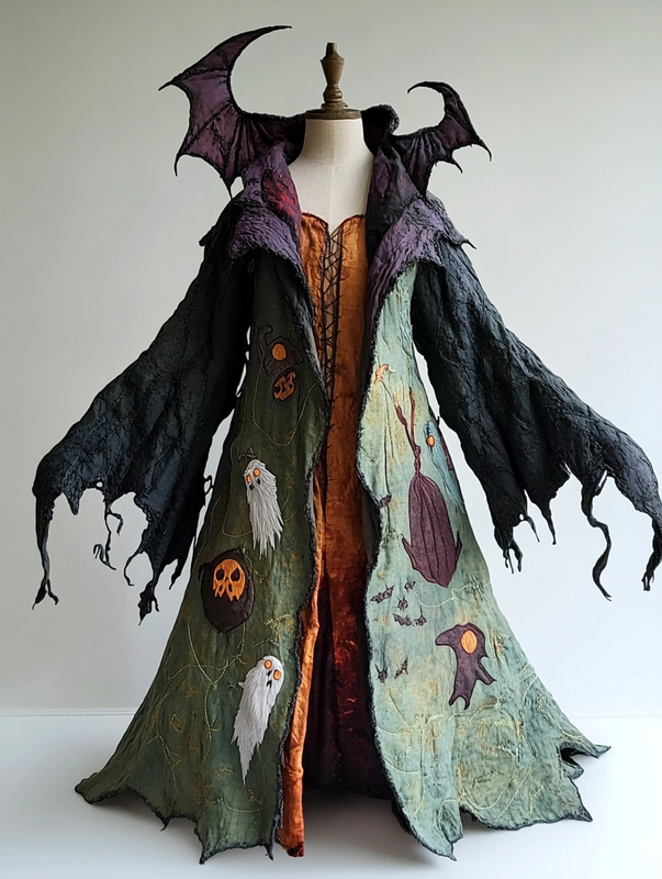 Halloween exaggerated design cape d9a0