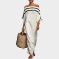 Off-Shoulder Relaxed Maxi Dress