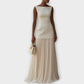 Serena  Pleated Maxi Dress