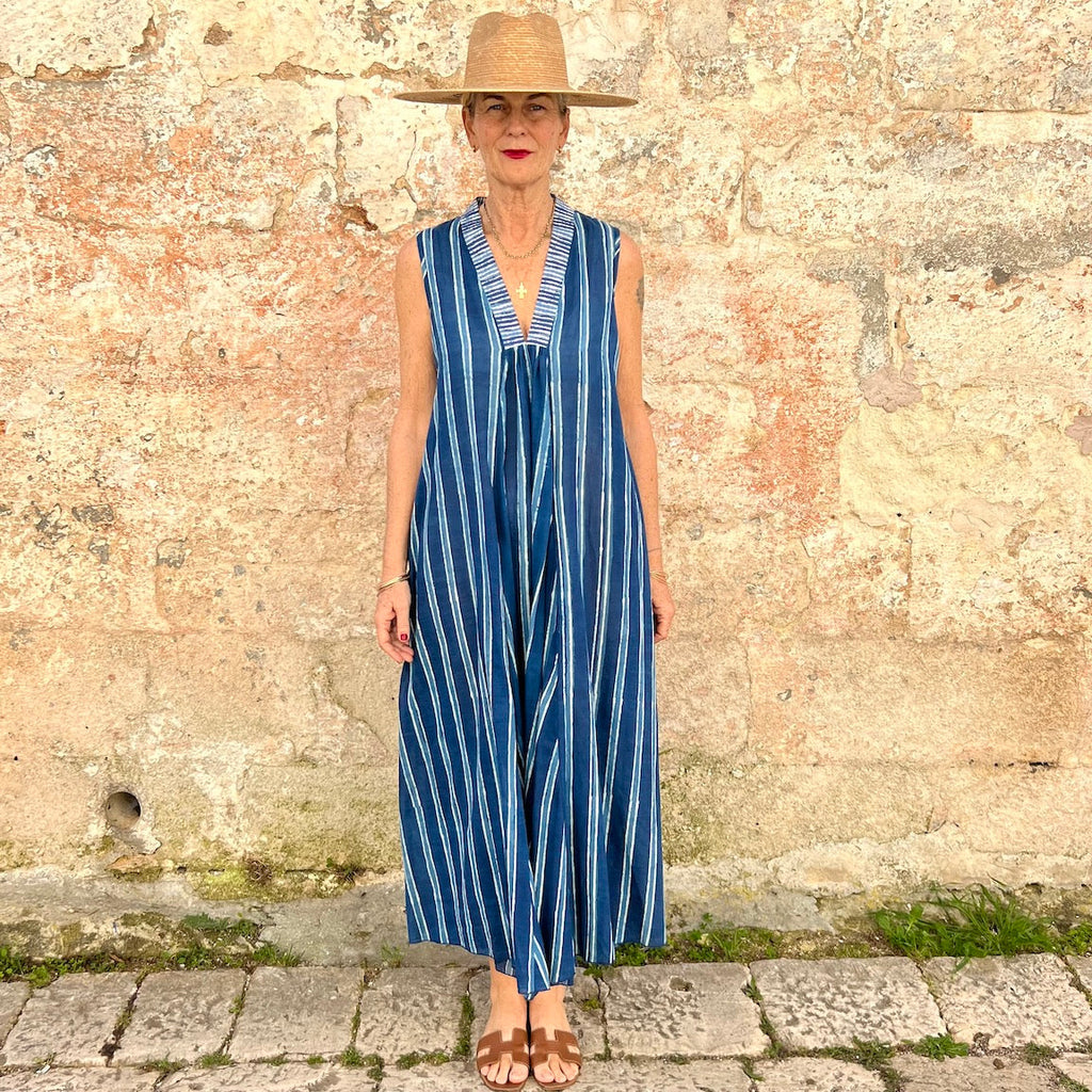 Cleo Sleeveless Cotton Dress