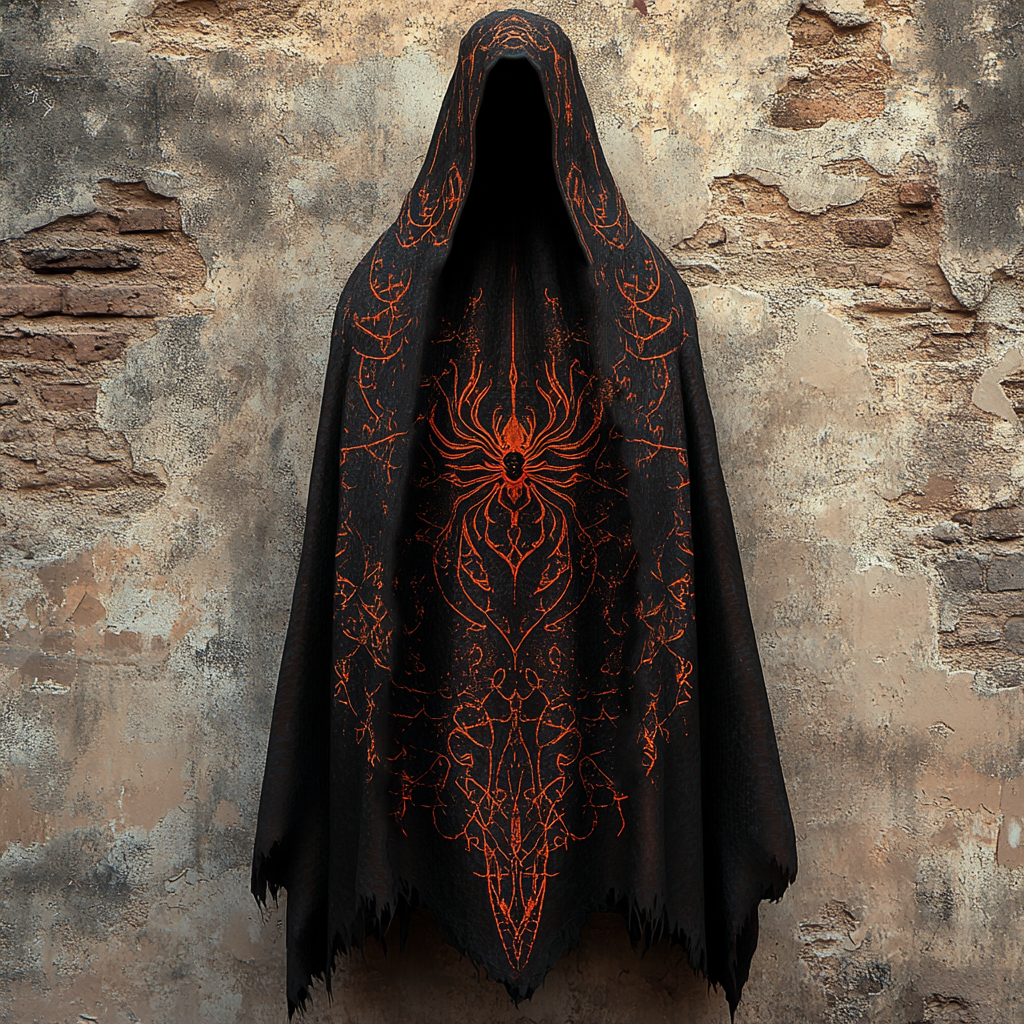 wizardChurch style printed embroidered hooded cape robe 2a77