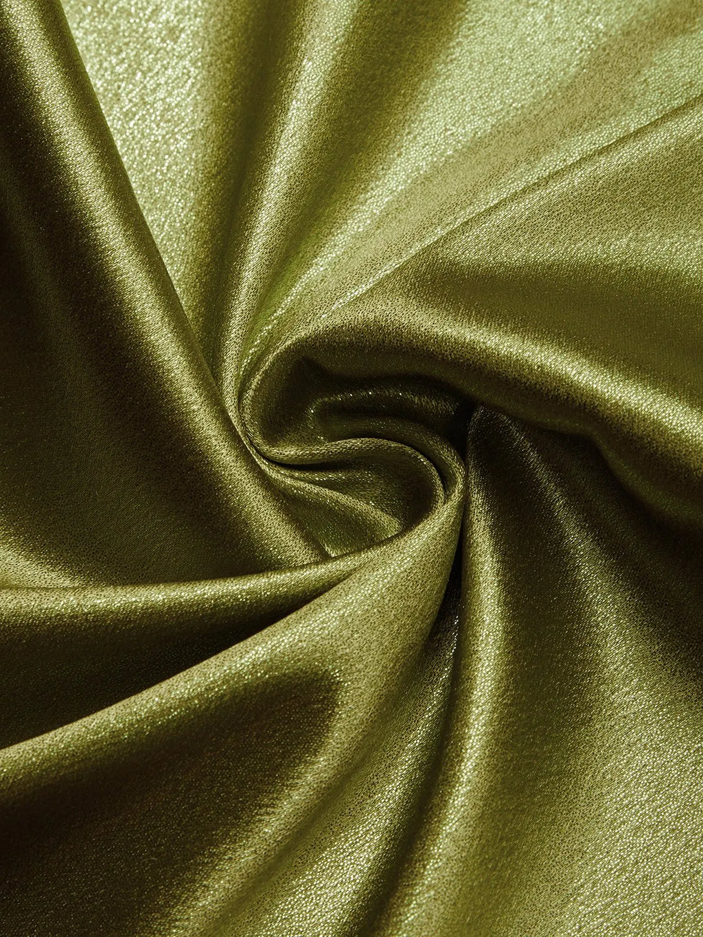 Green Ruched Side-Slit Satin Halter Sleeveless A-Line Gown Dress