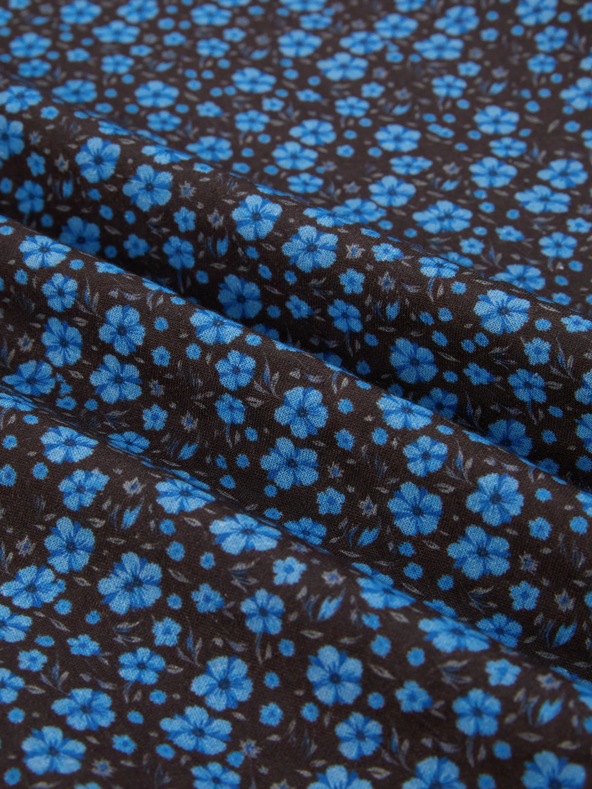 Maxi Cotton Dress, Sleeveless, V Neck, Floral, Lace, Vintage, Blue