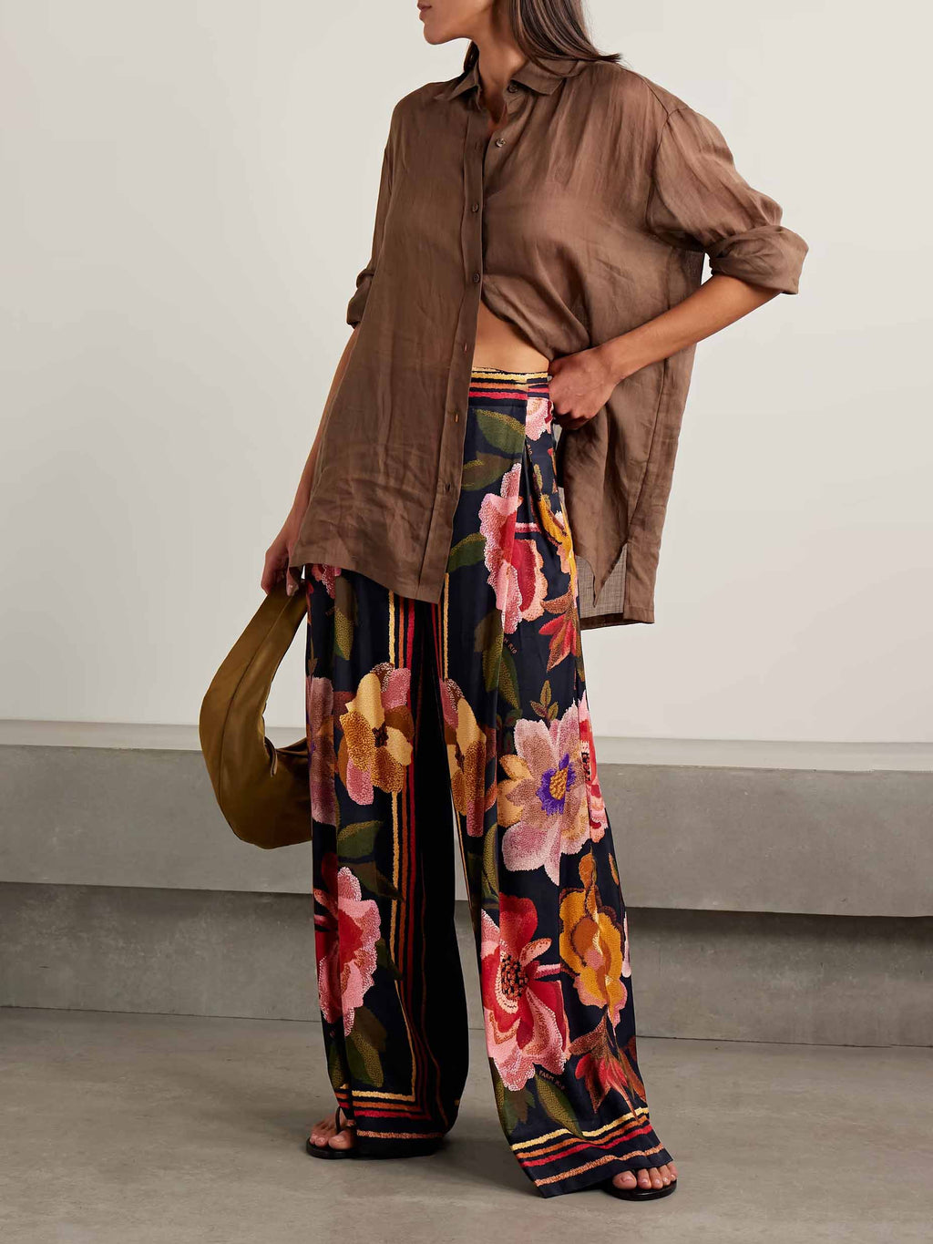Exquisite Long-sleeved Slightly Sheer Shirt