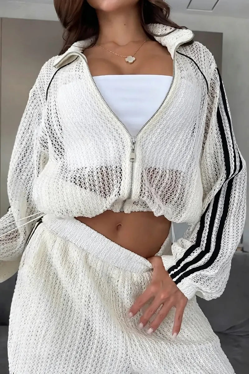 Women's Casual Sport Mesh Breathable Jacket or Pants