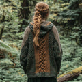 Vintage Celtic Gradient Chunky Hooded Cardigan