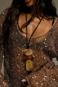Women's Casual Sequined Top