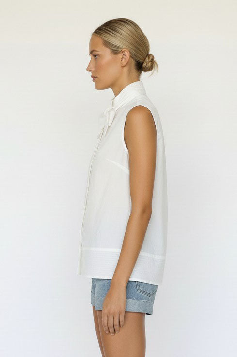 STITCH DETAIL DETACHABLE BOW TOP
