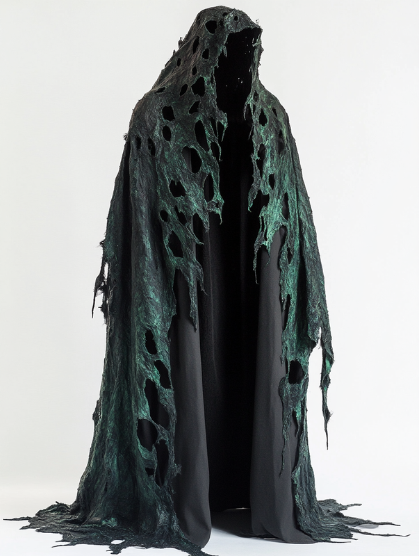 Men's Halloween autumn and winter hooded cloak jacket 86da