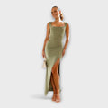 Midi Dress with Classic Elegance and Airy Flow