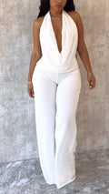 Ladies' Neck Tie Top+pants with Casual Temperament Suit