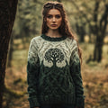 Women's Celtic Tree Of Life Aran Sweater