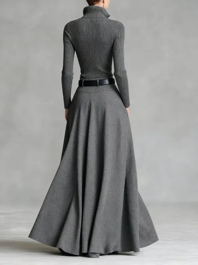 Yarn/Wool Yarn Casual Plain Buttoned Sweater