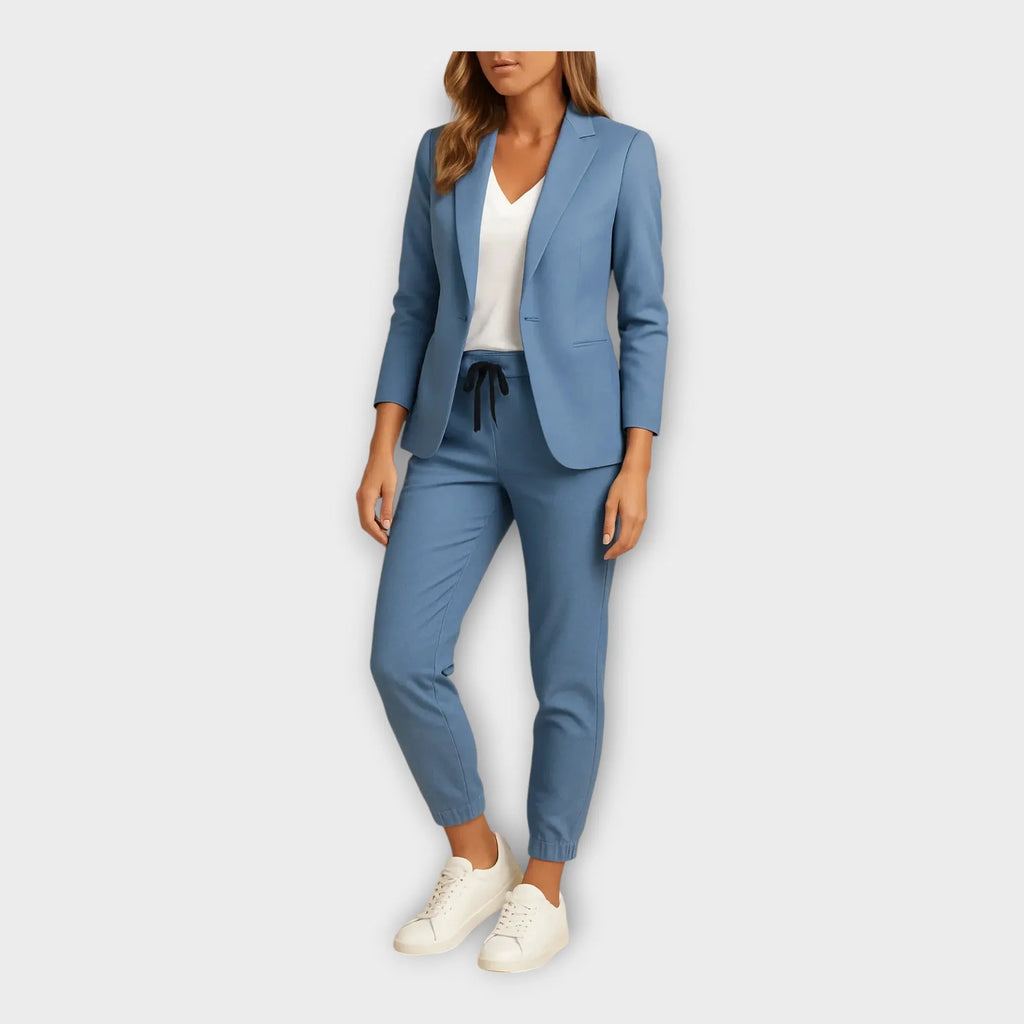Women's Suit with Blazer and Jogger Trousers