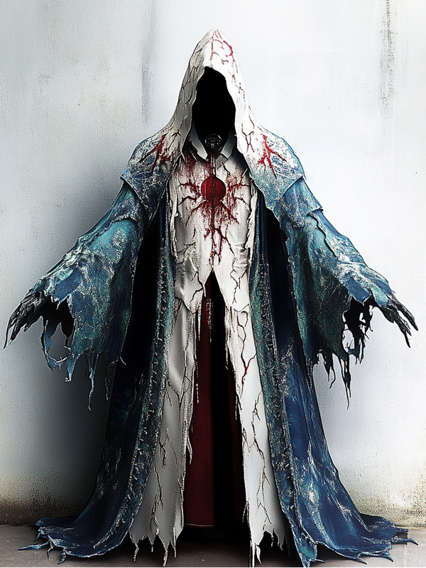 Halloween exaggerated design hooded cape d54e