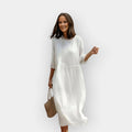 Flattering Design Dress for the Belly