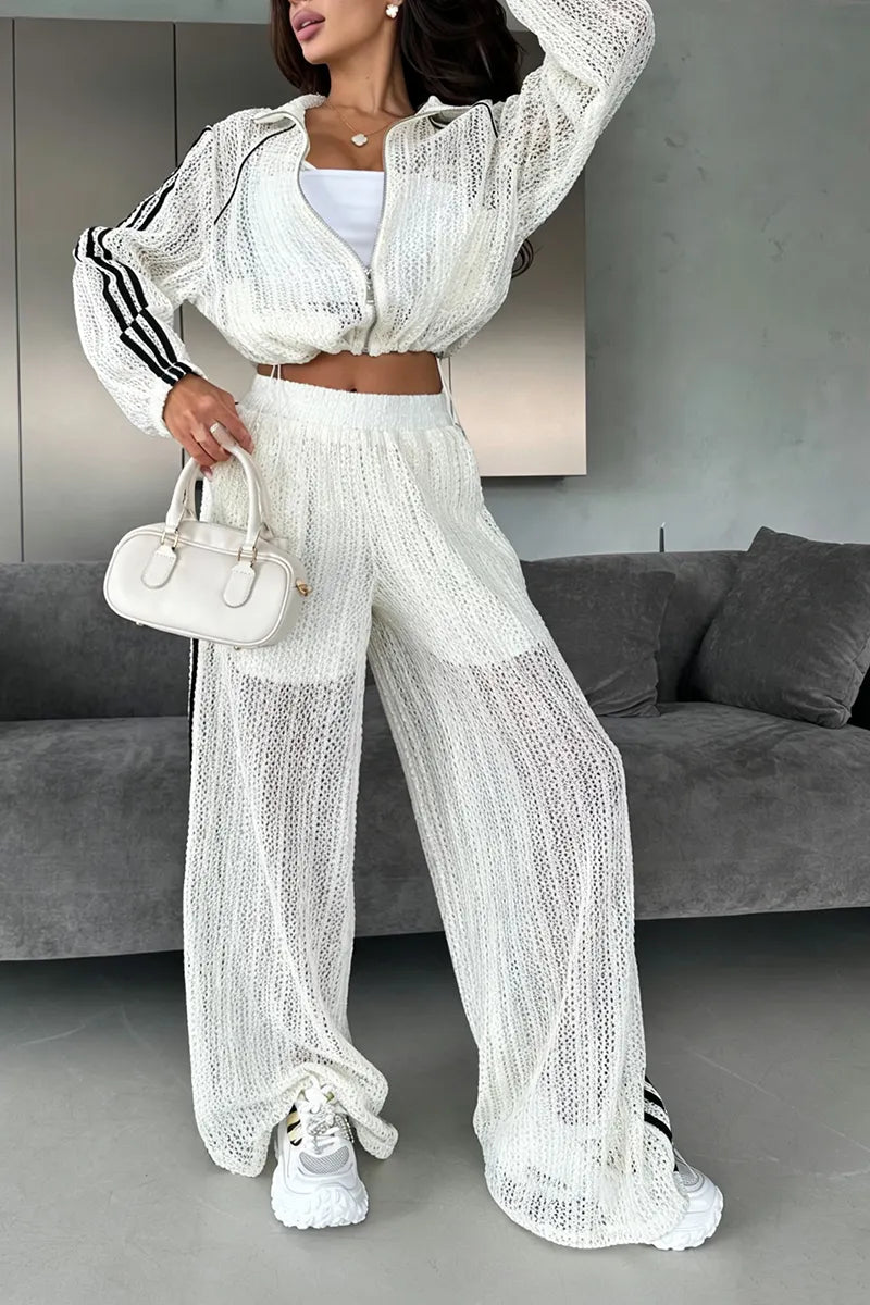 Women's Casual Sport Mesh Breathable Jacket or Pants