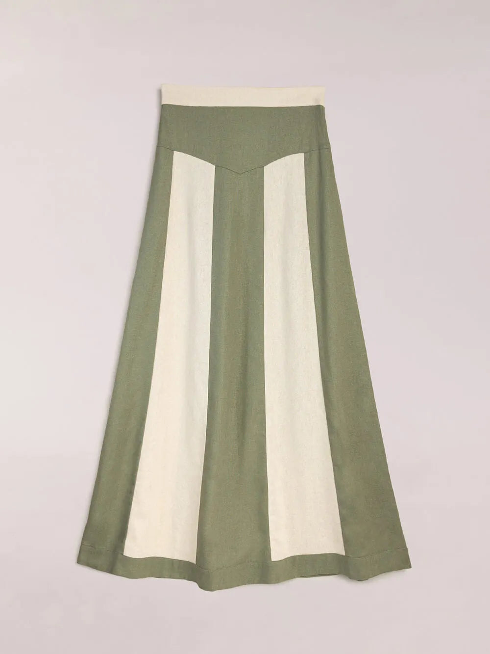 Fashionable Color Block Patchwork Skirt