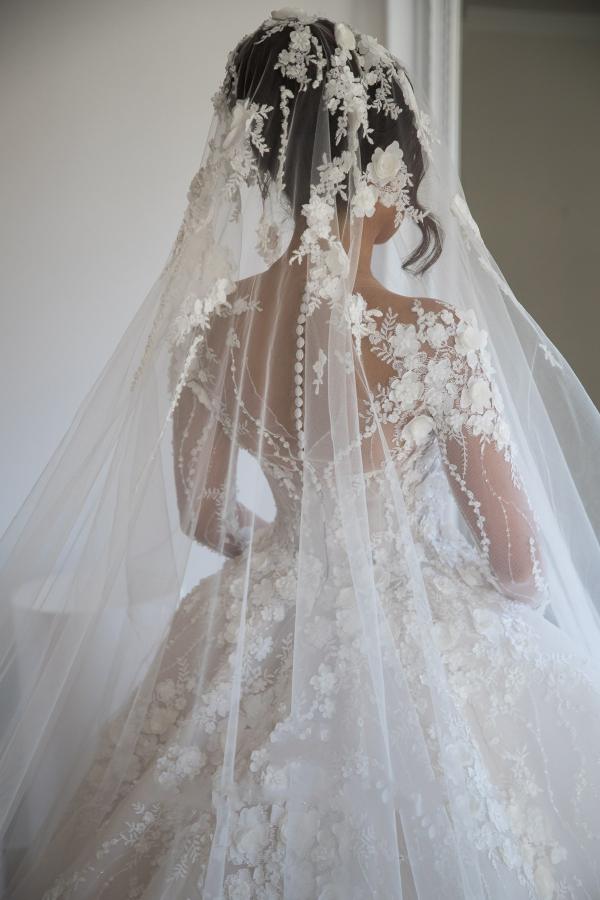 Daisad Gorgeous Long Sleeves A-line Sweetheart Open Back Wedding Dress With Tulle Lace