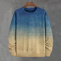 Men's Gradient Art Geometry Print Casual Sweatshirt